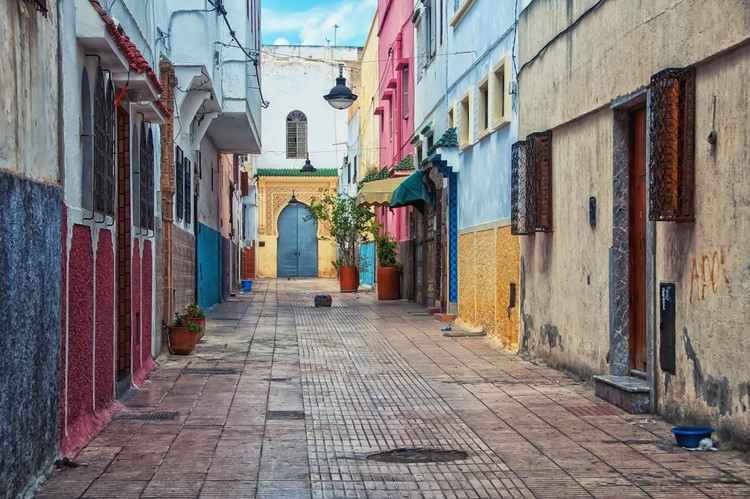Straatje in de medina - Rabat - Marokko